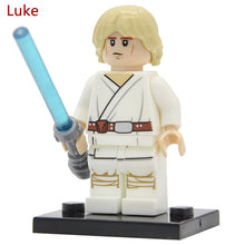 Star Wars Block Single Sale Yoda Leia figure Boba Fett Ki Adi BB8 Clone Trooper Darth Vader Kylo Ren Building Blocks Models Toys