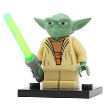 Star Wars Block Single Sale Yoda Leia figure Boba Fett Ki Adi BB8 Clone Trooper Darth Vader Kylo Ren Building Blocks Models Toys