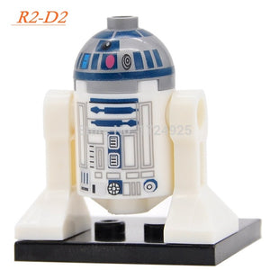 Star Wars Block Single Sale Yoda Leia figure Boba Fett Ki Adi BB8 Clone Trooper Darth Vader Kylo Ren Building Blocks Models Toys