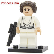 Star Wars Block Single Sale Yoda Leia figure Boba Fett Ki Adi BB8 Clone Trooper Darth Vader Kylo Ren Building Blocks Models Toys