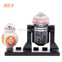 Star Wars Block Single Sale Yoda Leia figure Boba Fett Ki Adi BB8 Clone Trooper Darth Vader Kylo Ren Building Blocks Models Toys