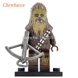 Star Wars Block Single Sale Yoda Leia figure Boba Fett Ki Adi BB8 Clone Trooper Darth Vader Kylo Ren Building Blocks Models Toys