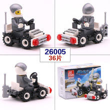 [Yamala] 12 Kinds Original Mini Transportation Block Car Building Blocks Compatible  legoeINGlys Duplo Soliders Police Bricks