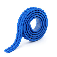 1pc/1.6*92cm Kids Adults DIY Building Blocks Base  Dots Adhesive Plastic Tape  Base Plate Sticky Backing For Lego Tape Toy