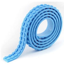 1pc/1.6*92cm Kids Adults DIY Building Blocks Base  Dots Adhesive Plastic Tape  Base Plate Sticky Backing For Lego Tape Toy
