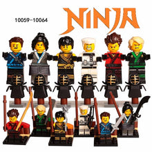 Ninja Kai Jay Zane Cole Lloyd Carmadon With Tornado Motorcycle Compatible With LegoINGlys Ninjagoes figures Building Block Toys