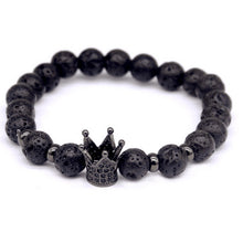Lava Charm Bracelets Popular Boys Imperial Crown Braids Make Bracelets Gift BK