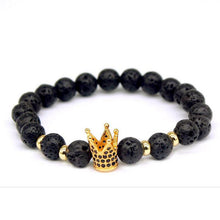 Lava Charm Bracelets Popular Boys Imperial Crown Braids Make Bracelets Gift BK