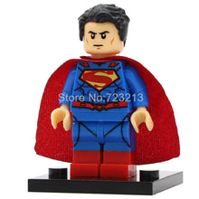 X0167 Super Hero Superman Bizarro Cyborg figure The Flash Aquaman Scott Free Batman Mr Miracle Building Blocks Model Toys