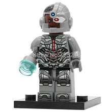 X0167 Super Hero Superman Bizarro Cyborg figure The Flash Aquaman Scott Free Batman Mr Miracle Building Blocks Model Toys