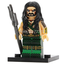 X0167 Super Hero Superman Bizarro Cyborg figure The Flash Aquaman Scott Free Batman Mr Miracle Building Blocks Model Toys