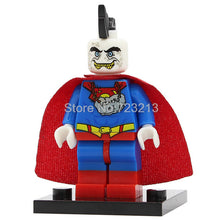 X0167 Super Hero Superman Bizarro Cyborg figure The Flash Aquaman Scott Free Batman Mr Miracle Building Blocks Model Toys