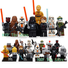 Star Wars The Last Jedi Yoda Obi-Wan Darth Vader Storm Building Block Compatible with LegoINGlys Starwars Kids Action Figure Toy