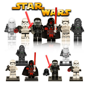 Star Wars The Last Jedi Yoda Obi-Wan Darth Vader Storm Building Block Compatible with LegoINGlys Starwars Kids Action Figure Toy