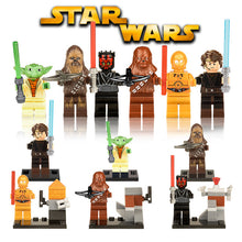 Star Wars The Last Jedi Yoda Obi-Wan Darth Vader Storm Building Block Compatible with LegoINGlys Starwars Kids Action Figure Toy