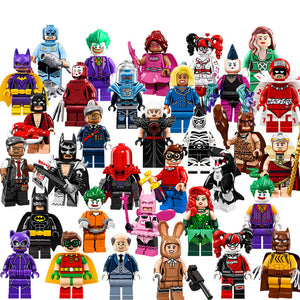 Single Sale Batman Joker Robin Logan X-Men Super Heroes Building Blocks Figures Toys Compatible With LegoINGly Batman