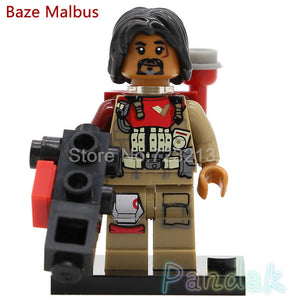 Single Sale Star Wars Inquisitor Sith Red Guard figure TIE Fighter Pilot Jyn Erso Death Trooper Andor Building Blocks Toys