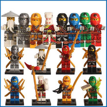 Hot Building Blocks Compatible with LegoINGlys Ninjagoes Sets Bricks Kai Jay Cole Zane Nya Lloyd Weapon Action Toy for Kids