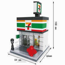 HSANHE Brick Mini Building Blocks Architecture Kids Figure toys Educational Compatible With Legoe Toys for Children Christmas