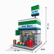 HSANHE Brick Mini Building Blocks Architecture Kids Figure toys Educational Compatible With Legoe Toys for Children Christmas