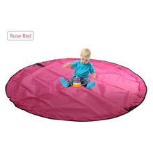 LemonBest 150cm Portable Kids Baby Play Mat Toy Large Storage Bag Organizer Blanket Rug Boxes For Lego Toys Organizer Bin Box