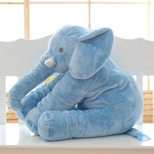 Large Long Nose Elephant Sleep Pillow Baby Plush Toy Lumbar Cushion Doll 40*30cm