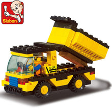 ENLIGHTEN City Construction Road Roller Forklift Truck Tractor Sweeper Truck Building Blocks Kids Toy Compatible Legoe Bricks