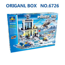 KAZI 6726 Police Station Building Blocks Bricks Educational Toys Compatible with all brand city Birthday Gift Toy Brinquedos