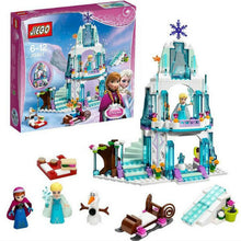 316pcs Dream Princess Castle  Elsa Ice Castle Princess Anna Set Model Building Blocks Gifts Toys Compatible with Legoe Friends