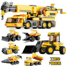 KAZI Kids Toys car Building blocks sets Car toys Birthday gifts  truck Christmas Children toys Educational Engineering Seriess