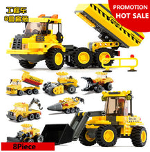 KAZI Kids Toys car Building blocks sets Car toys Birthday gifts  truck Christmas Children toys Educational Engineering Seriess