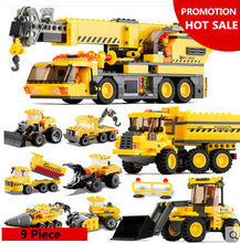 KAZI Kids Toys car Building blocks sets Car toys Birthday gifts  truck Christmas Children toys Educational Engineering Seriess
